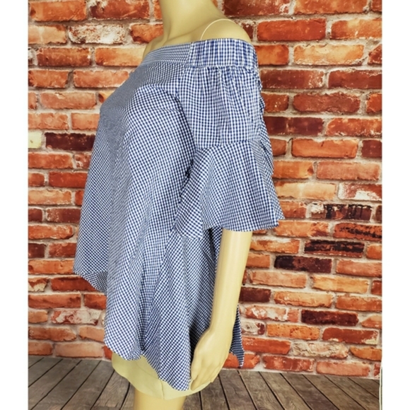 Lucy Paris Off Shoulder Blouse M NWT - Picture 4 of 4